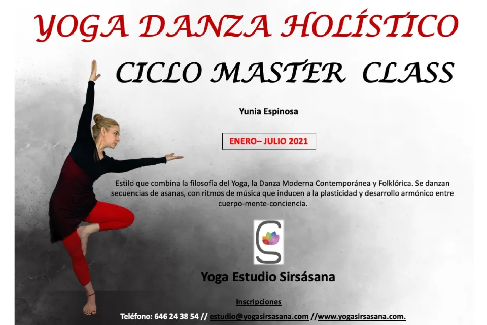 yoga danza holistica con Yunia Espinosa