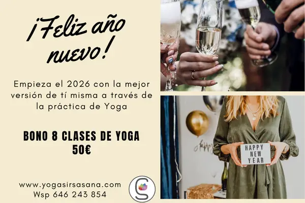 Bono 2026 - 8 clases en Yoga Sirsasana